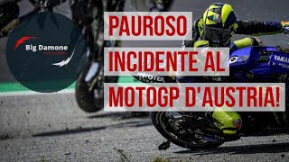 📢 MotoGp dAustria il video del terribile incidente ZarcoMorbidelli [upl. by Shaddock]