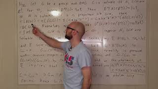 Group Lecture 113 Solvability of Subgroups and Quotients [upl. by Ennaihs]