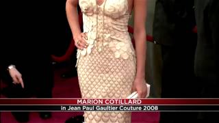 THROWBACK THURSDAY Marion Cotillard at the Oscars in Jean Paul Gaultier Couture [upl. by Dielu]