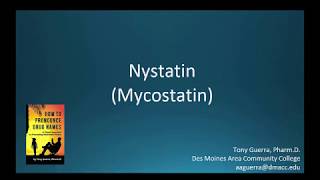 CC How to Pronounce nystatin Mycostatin Backbuilding Pharmacology [upl. by Hieronymus170]