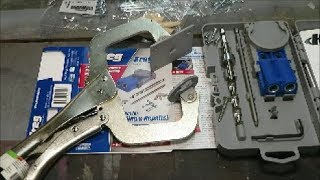 kreg jig r3 and modified clamp [upl. by Azral]