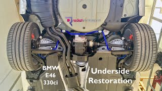 BMW E46 330ci  Underside Restoration  Better Than New [upl. by Brietta]