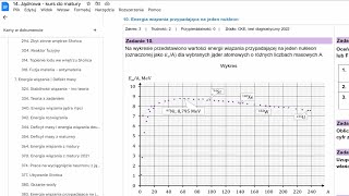 Test diagnostyczny 2022 z 10 Energia wiązania [upl. by Rosalynd]