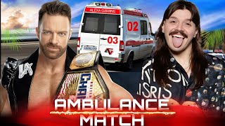 WWE 2K24  Ambulance Match  La Knight VS Dominik Mysterio  WWE Bad Blood [upl. by Siraved]