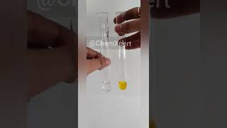 Confirmatory test for Alcohol Cerric Ammonium Nitrate Test Test for Functional Groups [upl. by Edniya]