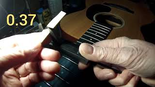 how to lower action on martin acoustic [upl. by Matthaus]