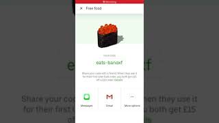 Uber Eats UK £10 Discount Voucher Code Coupon Free Food [upl. by Seve]