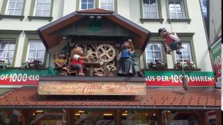 Giant Cuckoo clock in Triberg Germany [upl. by Aileda942]