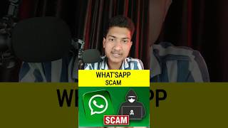 WHATSAPP SCAM ALERT 😱💯। scammer ।shorts whatsapp information [upl. by Rozele]