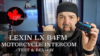 Best Motorcycle Headset for 2019 Lexin LX B4FM Headset Test and Review [upl. by Hugues]