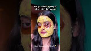 Best remedy for glass skinshorts diyfacemask glowingskin homeremedies ytshorts koreanskincare [upl. by Lledra]