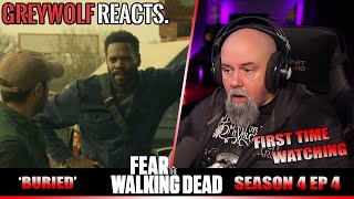 FEAR THE WALKING DEAD  Episode 4x4 Buried  REACTIONCOMMENTARY  FIRST WATCH [upl. by Guise]