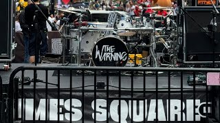 The Warning  TIMES SQUARE live Performance [upl. by Nywnorb493]