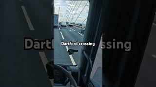 Dartford crossing dartcharge hgvdriver hgv lorry cpc motorway highway highwaysafety [upl. by Airbmat]