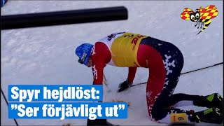 Skidsnack 8 december Plötsligt börjar stjärnan spy hejdlöst ”Ser förjävligt ut” [upl. by Siednarb261]