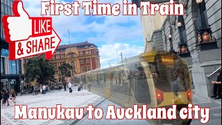 Manukau To Auckland City By Train  Auckland Trains  Train Travel In Auckland [upl. by Veljkov]