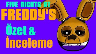 Fnaf Filmi  Parodi Özet amp İnceleme Five Nights at Freddys The Movie [upl. by Dollar]