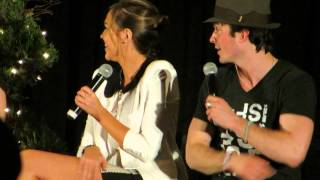 Ian Somerhalder Paul Wesley amp Arielle KebbelTVDOrlando Con 2013 4 [upl. by Rourke616]