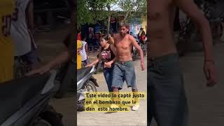 Le dan semejante bombazo a hombre sin respeto” [upl. by Anital]