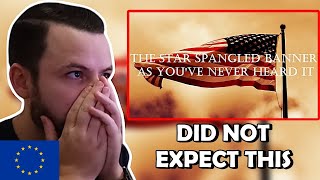 European Reacts to The Star Spangled Banner As Youve Never Heard It [upl. by Airdnaz295]