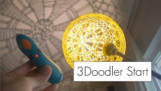 Making Art with the 3Doodler Start  3D pen review [upl. by Treulich]