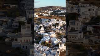 Apollonia greece sifnos cyclades greekislands travel traditional aerialvideography sunrise [upl. by Idyh919]