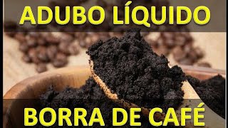 Como fazer adubo líquido com Pó de Café  MITO OU VERDADE [upl. by Demahom]