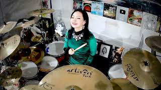 Stratovarius  stratosphere drum cover by Ami Kim 213 [upl. by Enelaj901]