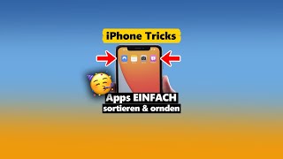 Apps ganz einfach sortieren amp ordnen mit diesem Trick shorts  iPhoneTricksde [upl. by Adidnac809]