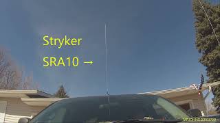 my Stryker SRA10 Magnet CB Antenna has some pretty good moves lol [upl. by Routh]