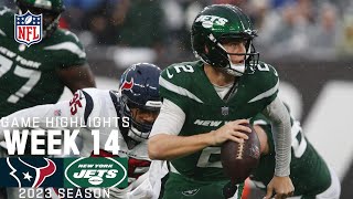 Houston Texans vs New York Jets  2023 Week 14 Game Highlights [upl. by Aznaed84]