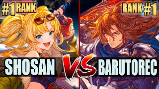 GBVSR 🔥 Shosan Zeta vs Barutorec Siegfried 🔥 High Level Gameplay [upl. by Yehs]