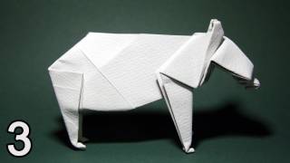 Origami Bear John Montroll  Part 3 [upl. by Jeavons]