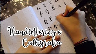 COME FARE L’HANDLETTERING E MIGLIORARE LA PROPRIA CALLIGRAFIA🌟 SL [upl. by Akcebar]