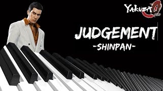 龍が如く0 Yakuza 0 Judgement Piano Cover [upl. by Grindle649]