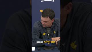 Neal Brown Talks Anthony And Rocco Becht [upl. by Llehsam]