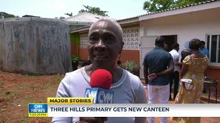 Three Hills Primary Gets New Canteen  CVMTVNews [upl. by Aisaim297]