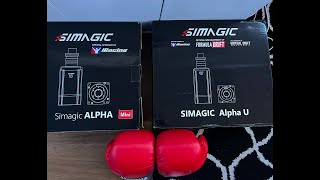 Simagic Mini Vs U Unboxing First Impression and Thoughts on The Upgrade [upl. by Garvy]