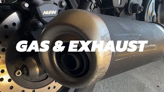 Gas Tank Removal amp Exhaust Paint Transformation  EP 2 [upl. by Dunning]