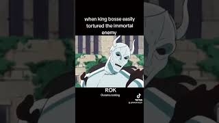 He easily tortured the immortal 😨 rankingofkings ousamaranking anime [upl. by Ainnek]