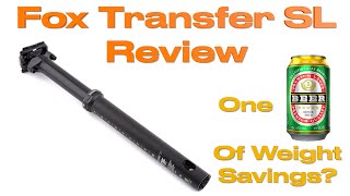 Fox Transfer SL Dropper Post Review  The Best XC Dropper Post [upl. by Kcir]