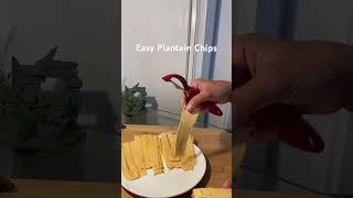 Plantain Chips  snacksrecipes chipsmaking whatieatinaday easysnack fyp fypシ゚viral friedfood [upl. by Sined234]