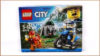 LEGO 60170 City Mountain Police OffRoad Chase Speed Build [upl. by Etnahs]