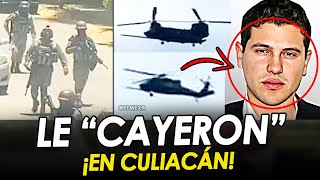 ¡¡BOMBAZO MILITARES y HELICÓPTEROS ARTILLADOS sitiaron CULIACÁN van por IVÁN ARCHIVALDO [upl. by Aleik]