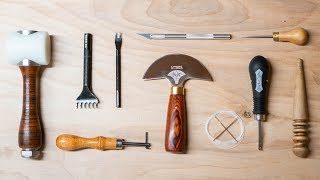 Getting Started in Leathercraft  10 Basic Tools Every Beginner Leather Craftsman Should Have [upl. by Aneetsirk]