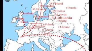 I1 DNA YDNA haplogroup by region in percentage [upl. by Ecal824]