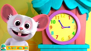 Hickory Dickory Dock Nursery Rhymes and Songs for Kids [upl. by Nilhtac]