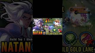 Natan One hit build  natan one shot build  natan best build  natan crit build  natan mlbb rr [upl. by Kwan415]