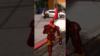 IRONMAN SAVING HIS BABY FROM DUPLICATE IRONMAN gta5 shorts [upl. by Charry252]