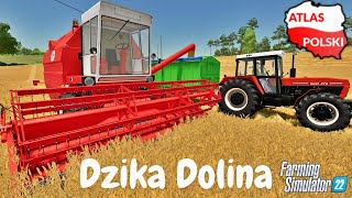 Dzika Dolina  Zaczynamy od żniw ☆ FS 22 ☆ Atlas Polski ㋡ Anton [upl. by Eltsyrc]